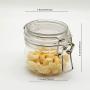 4 Pieces/Lot PET Jars Sealed Storage Food Container Spice Jar 180Ml Kitchen Containers Clear